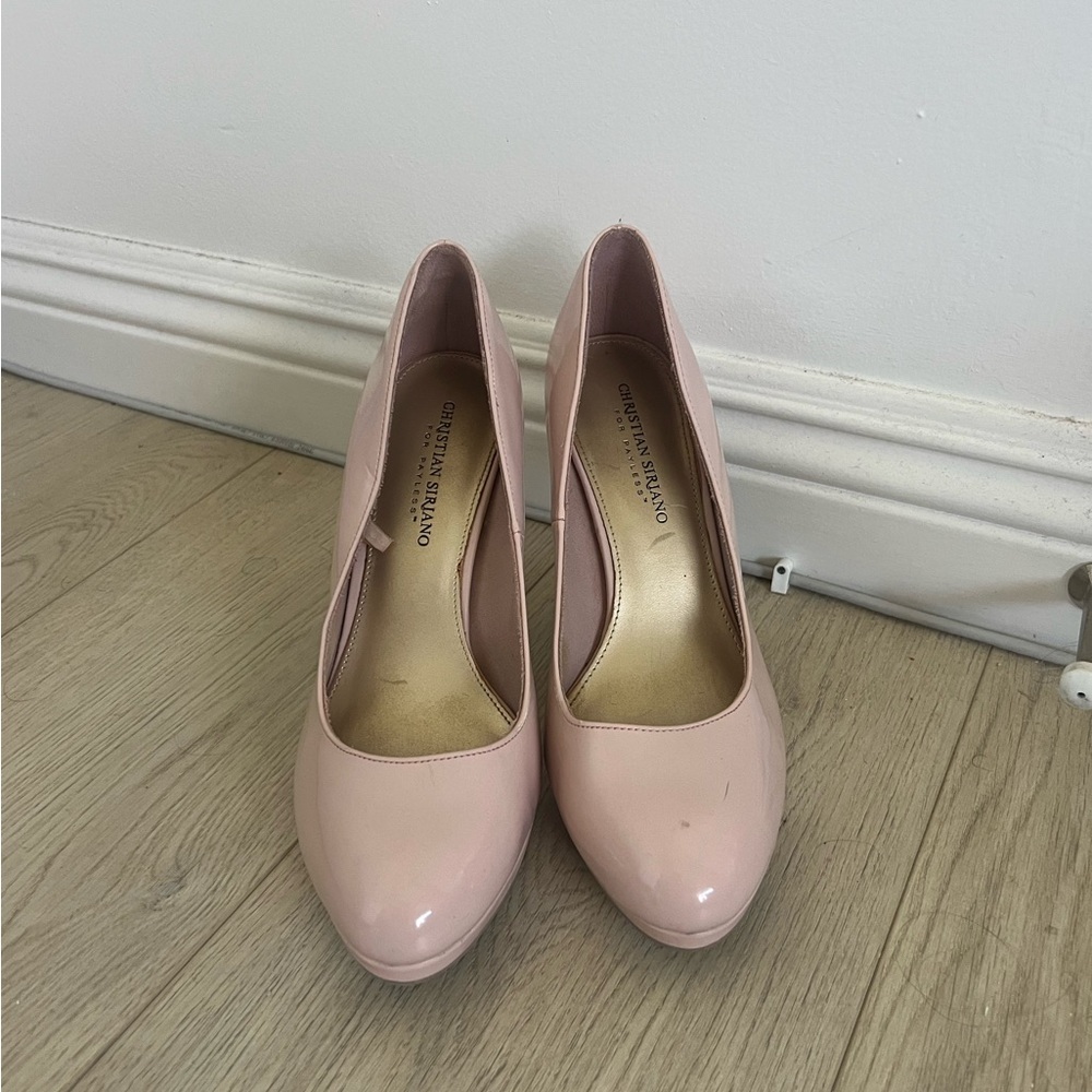 Christian Siriano pink heels
